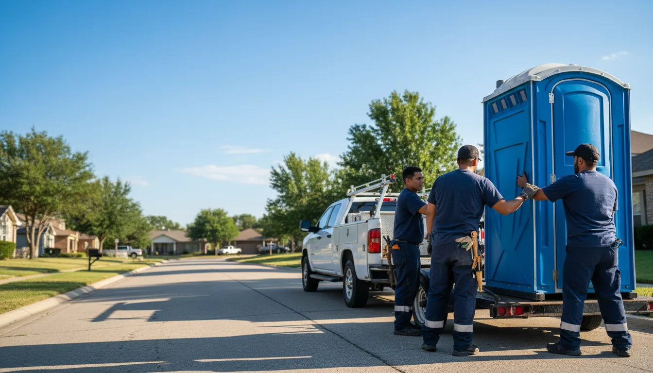 Portable Toilet Rental in Rainbow, TX near me